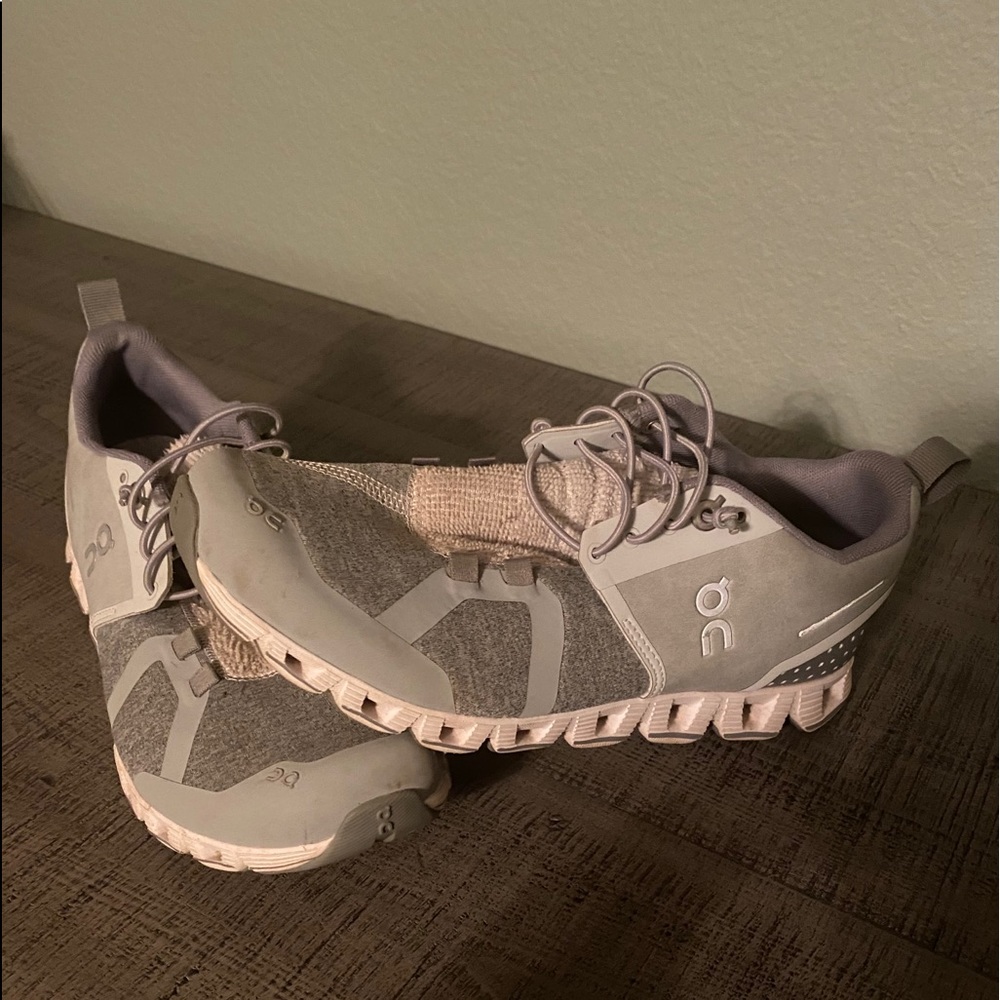 On cloud shoes
